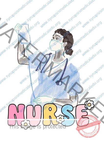 nurses - 1 nurse holding IV bag