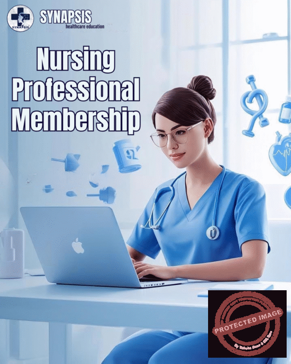 NCLEX pro membership (Instagram Post (45)) Nurse writing on laptop with nursing professional membership