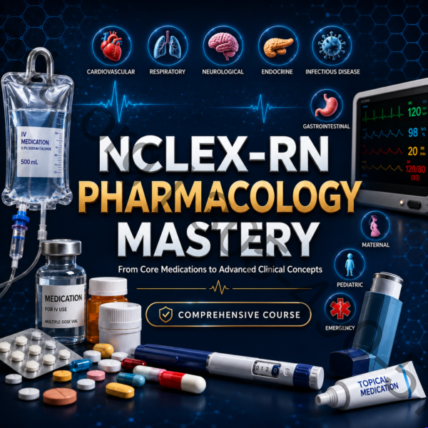 NCLEX Pharmacology mastery NCLEX Pharmacology Mastery- Weekly Hybrid access